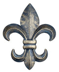 10" Metal Fleur De Lis Wall Plaque (Black) W928556