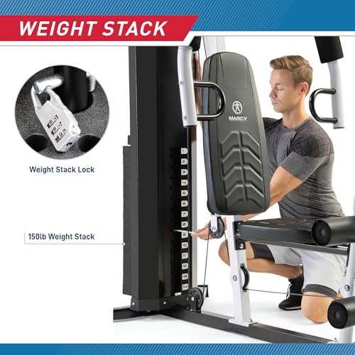 150lb Stack Home Gym with Pulley I236