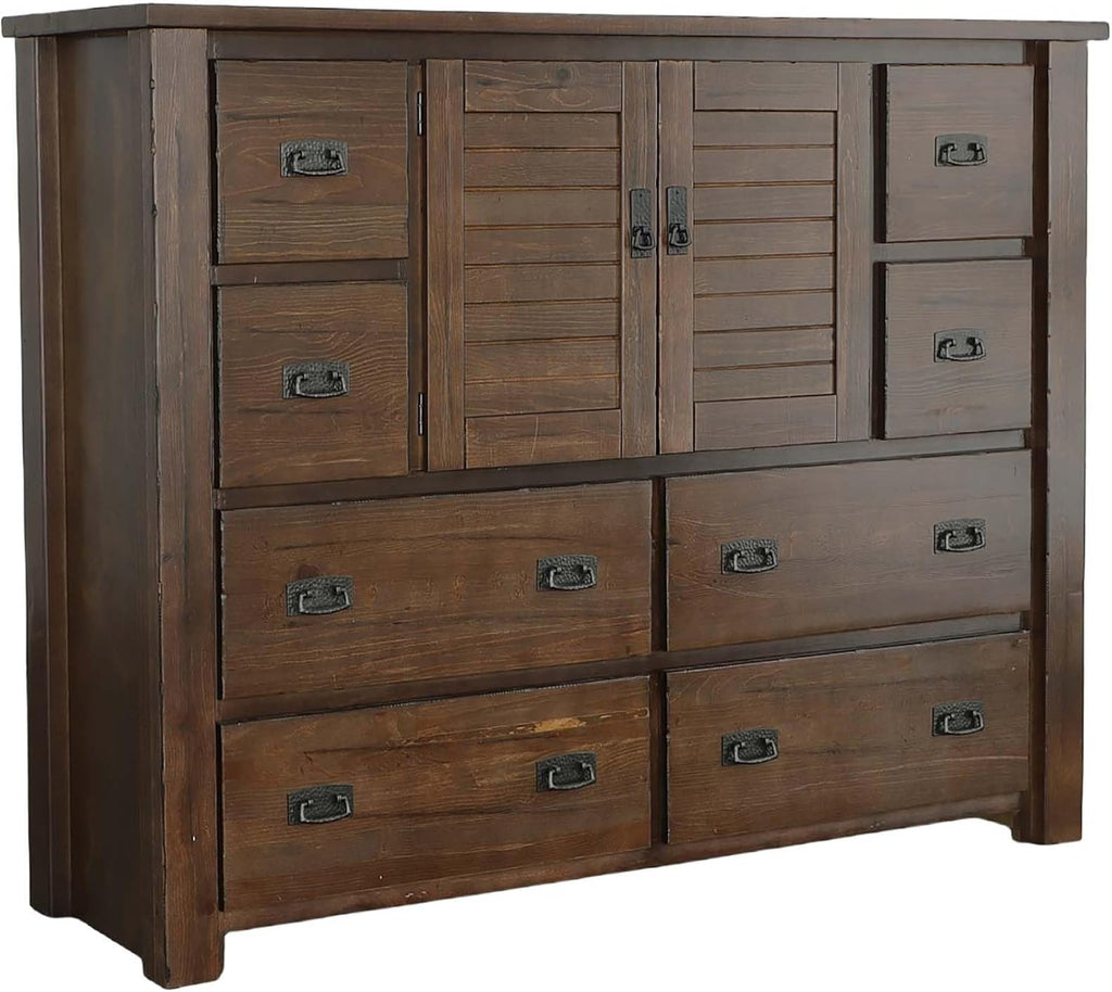 Brown Trestlewood Dresser G585