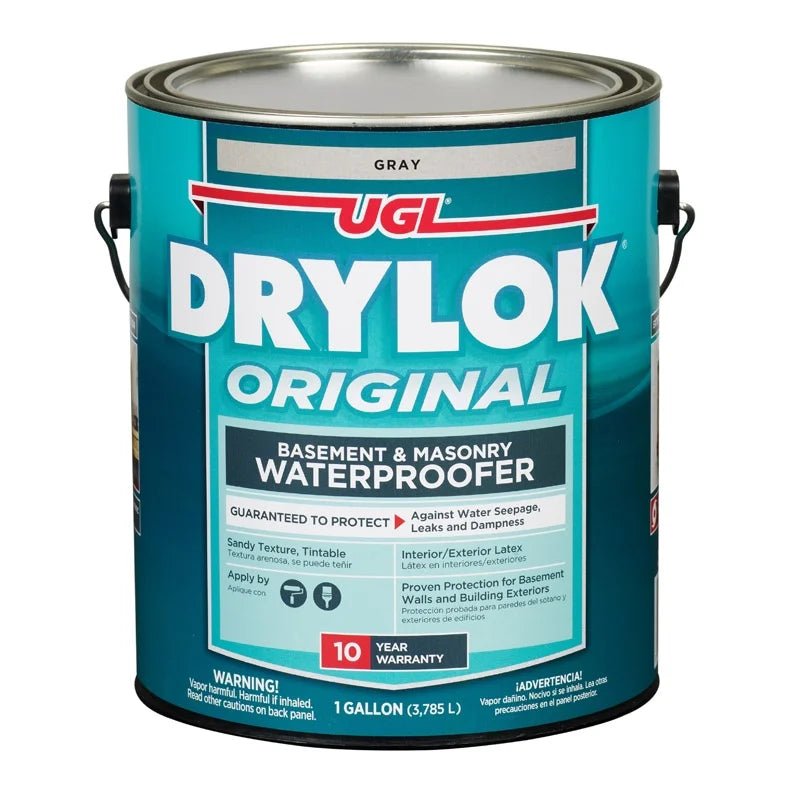 Masonry Waterproofing Paint, Latex Gray, 1-Gal. N856