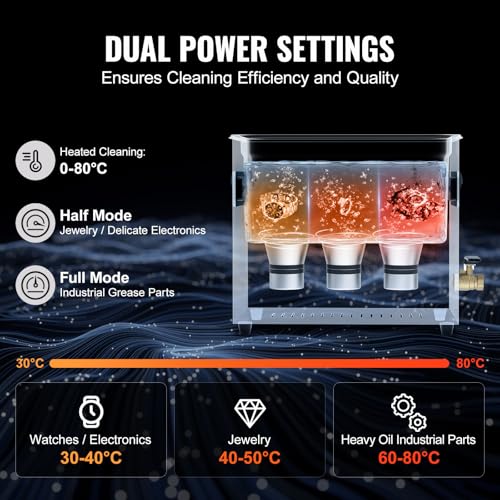10L 240W Digital Ultrasonic Cleaning Machine with Heater & Timer Q469