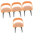4pcs Mini Simulation Chair Fairy Garden Furniture Scene Model Dining Table Accessories Plastic Old Fashioned G936
