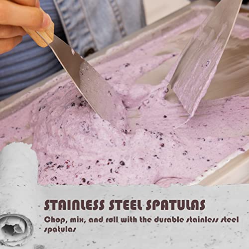 0.5-Quart Stainless Steel Rolled Ice Cream Maker with Compressor P2666