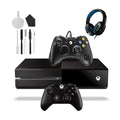 Pre-Owned Xbox One 500GB Gaming Console Black with 2 Controller Headset Cleaning Kit Q141196
