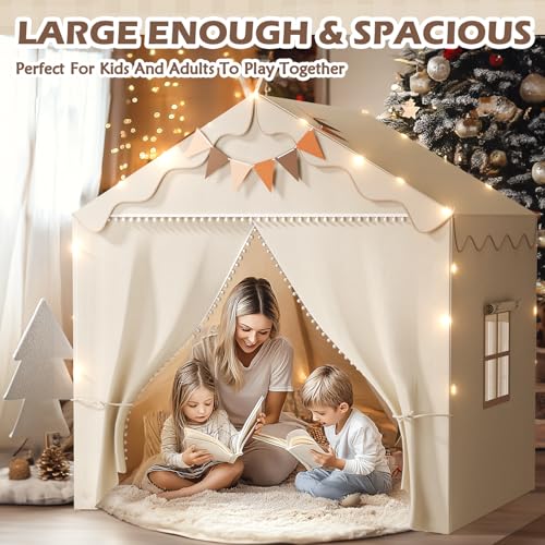 Play Tent with Padded Mat and Light, 51" x 39" x 53" Z458211