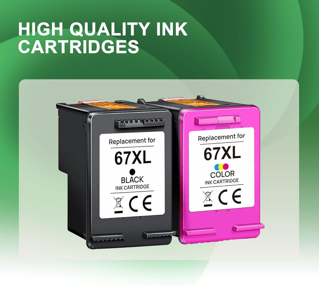 67 Ink Cartridges Black/Color Combo Pack High Yield (2-Pack) P334677