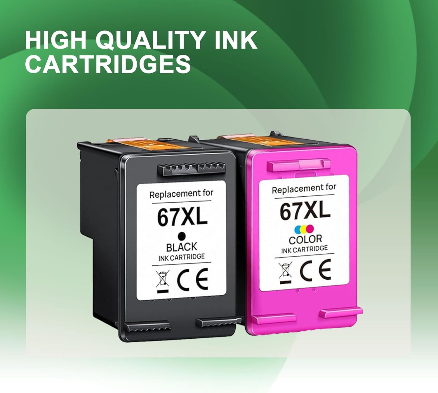 67 Ink Cartridges Black/Color Combo Pack High Yield (2-Pack) P334677