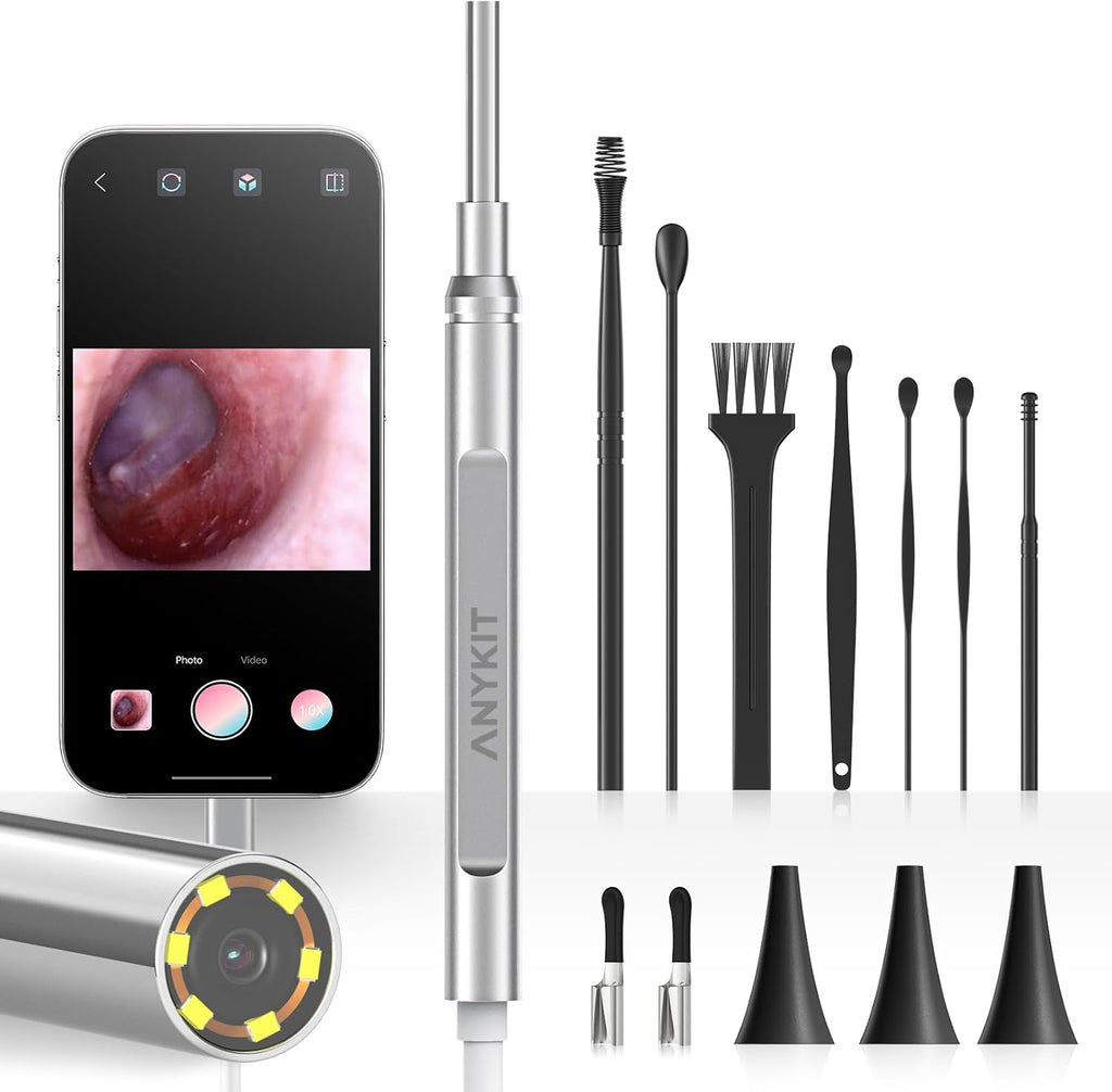 Ear Wax Removal Camera Otoscope with 8 Ear Picks 3 Specula U47248