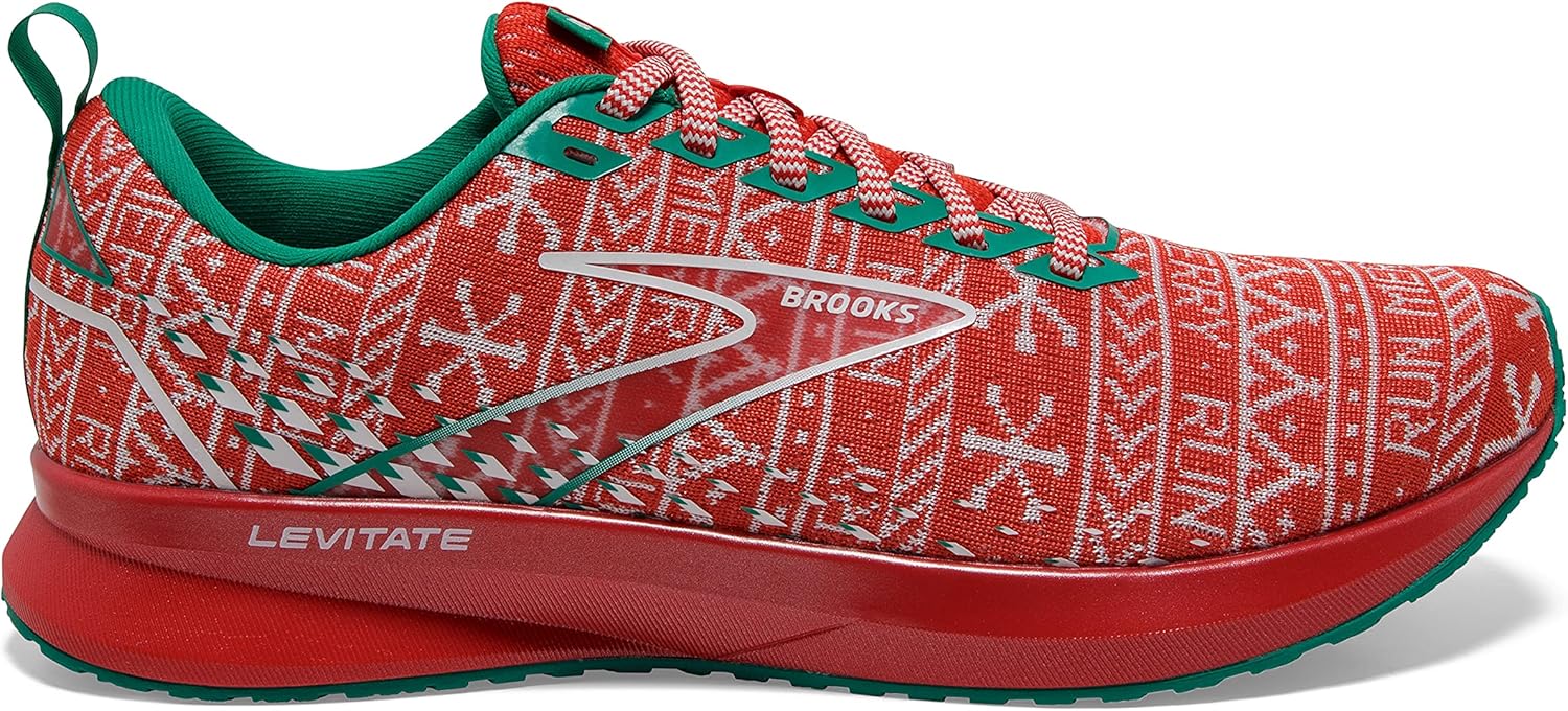 Red/White/Green Neutral Running Shoe D8042