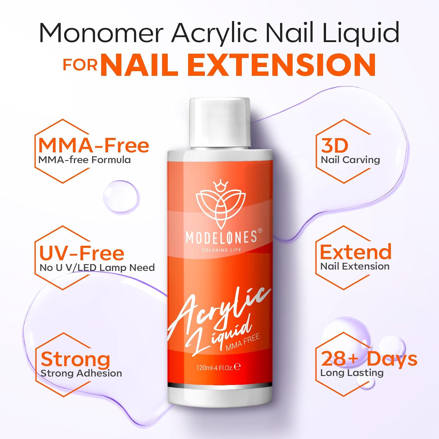 4 oz Acrylic Nail Liquid W45293