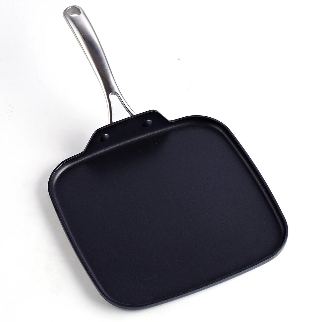 Black 11 x 11-Inch Nonstick Hard Anodized Griddle Pan S632