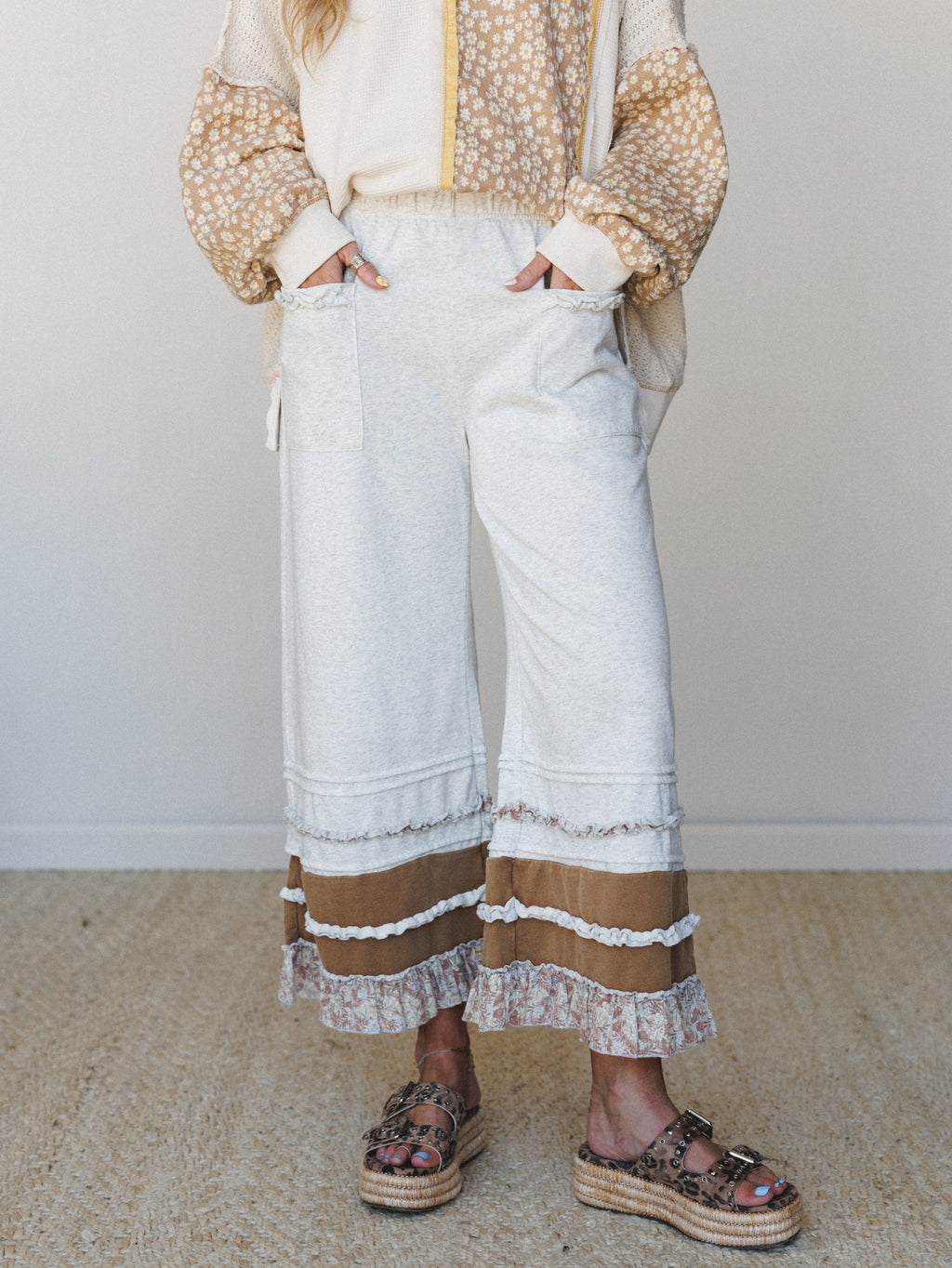 Bloomfolk Pants - Light Gray