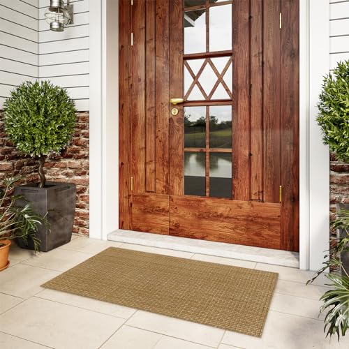 Small 3x5 Washable Low Pile Braided Rug D60859