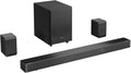 5.1.2 Ch 420W Soundbar with Wireless Subwoofer and Wireless Rear Satellite Speakers, Black A818164
