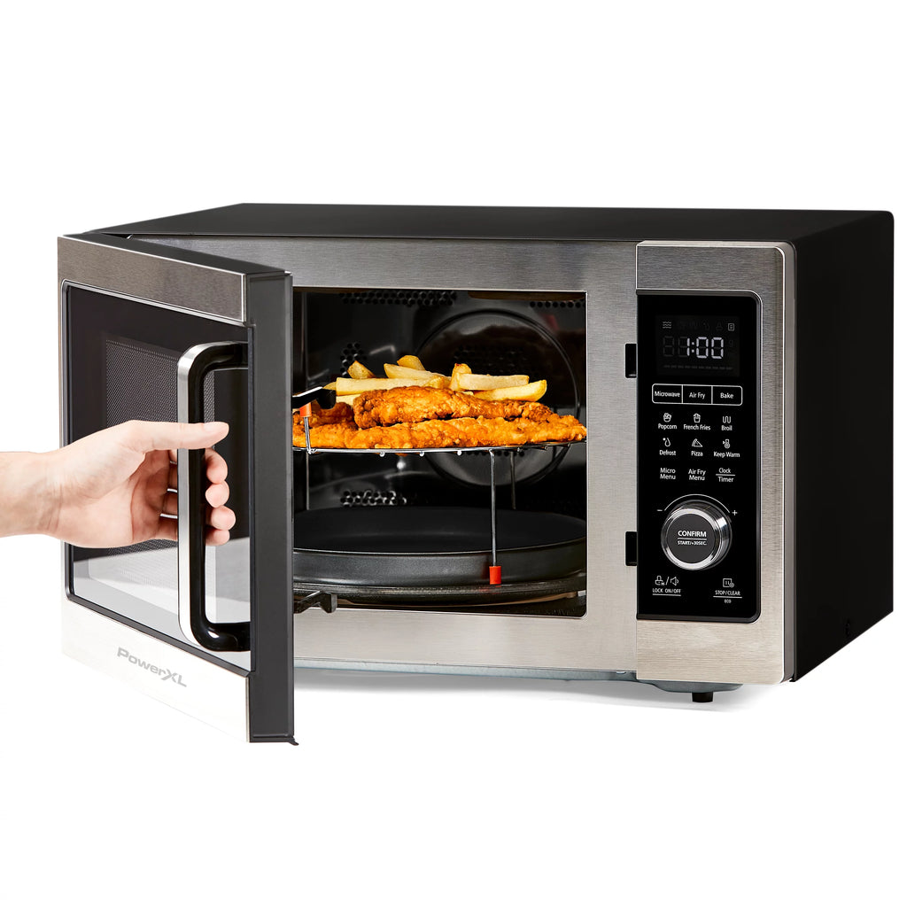 Stainless Steel / Black Microwave Air Fryer, 1cu. ft. X843321