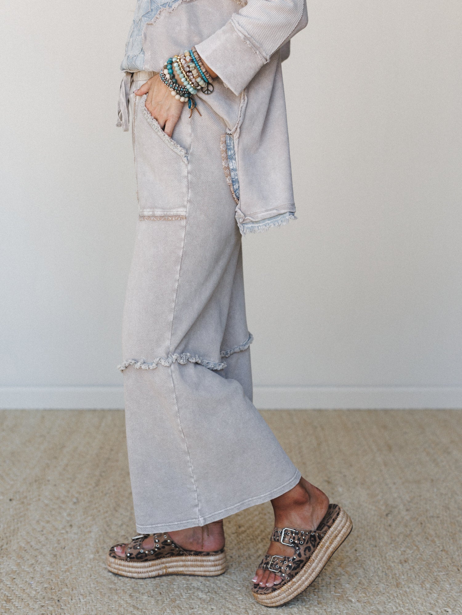 Clay Horizon Pants - Light Gray
