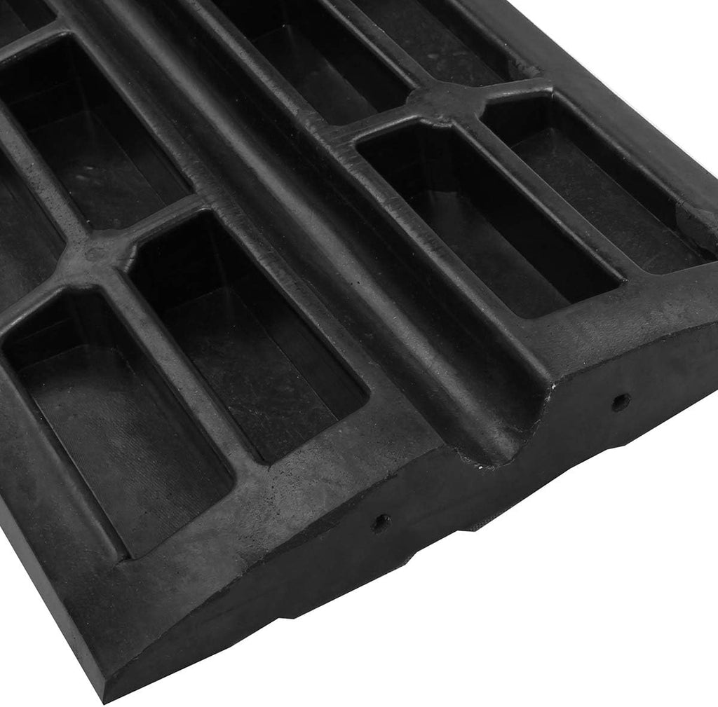 Rubber Curb Ramps 2.5 Inch Rise 1 Pack 10 Ton Capacity J1368