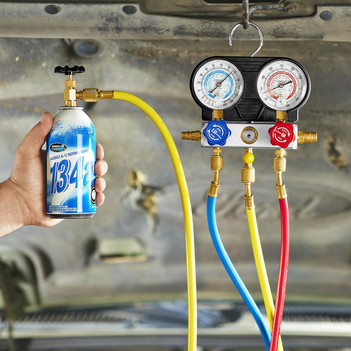 R134a Self-Sealing A/C Refrigerant Can Tap Valve E738