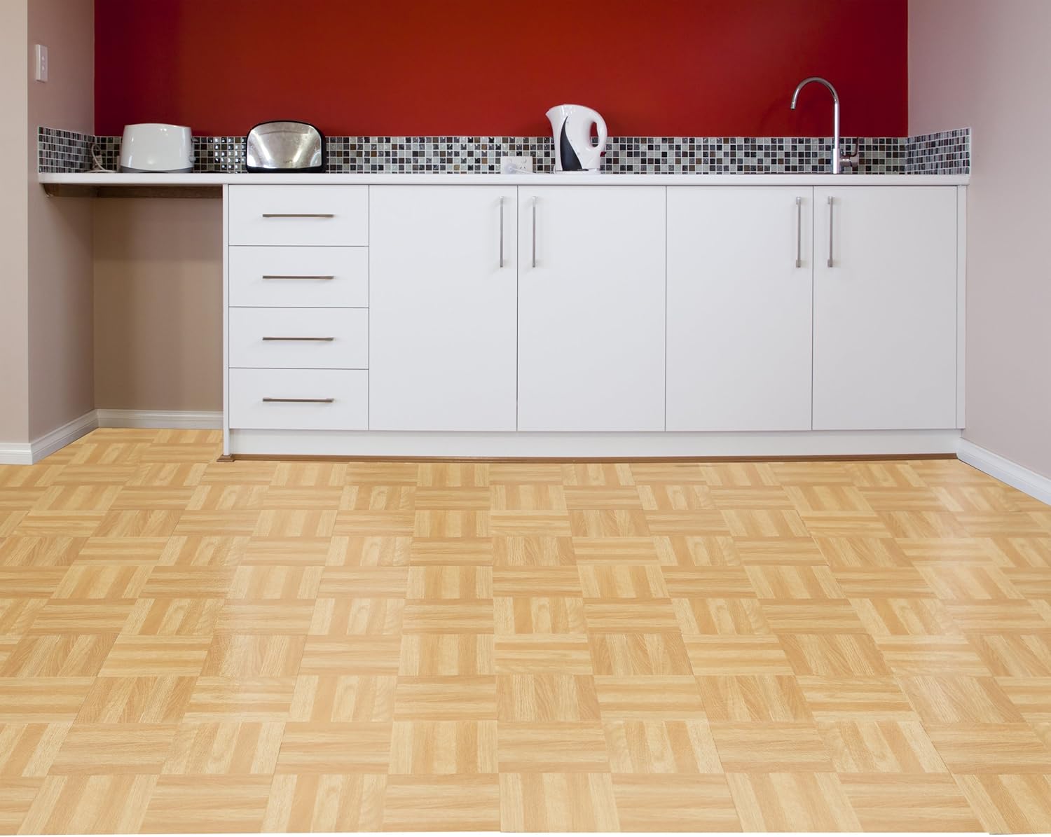 20 Tiles Self Adhesive 12-Inch Vinyl Floor Tiles A54121