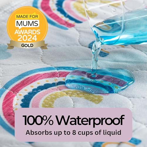 100% Waterproof Non Slip Washable Reusable Mattress Protector F910