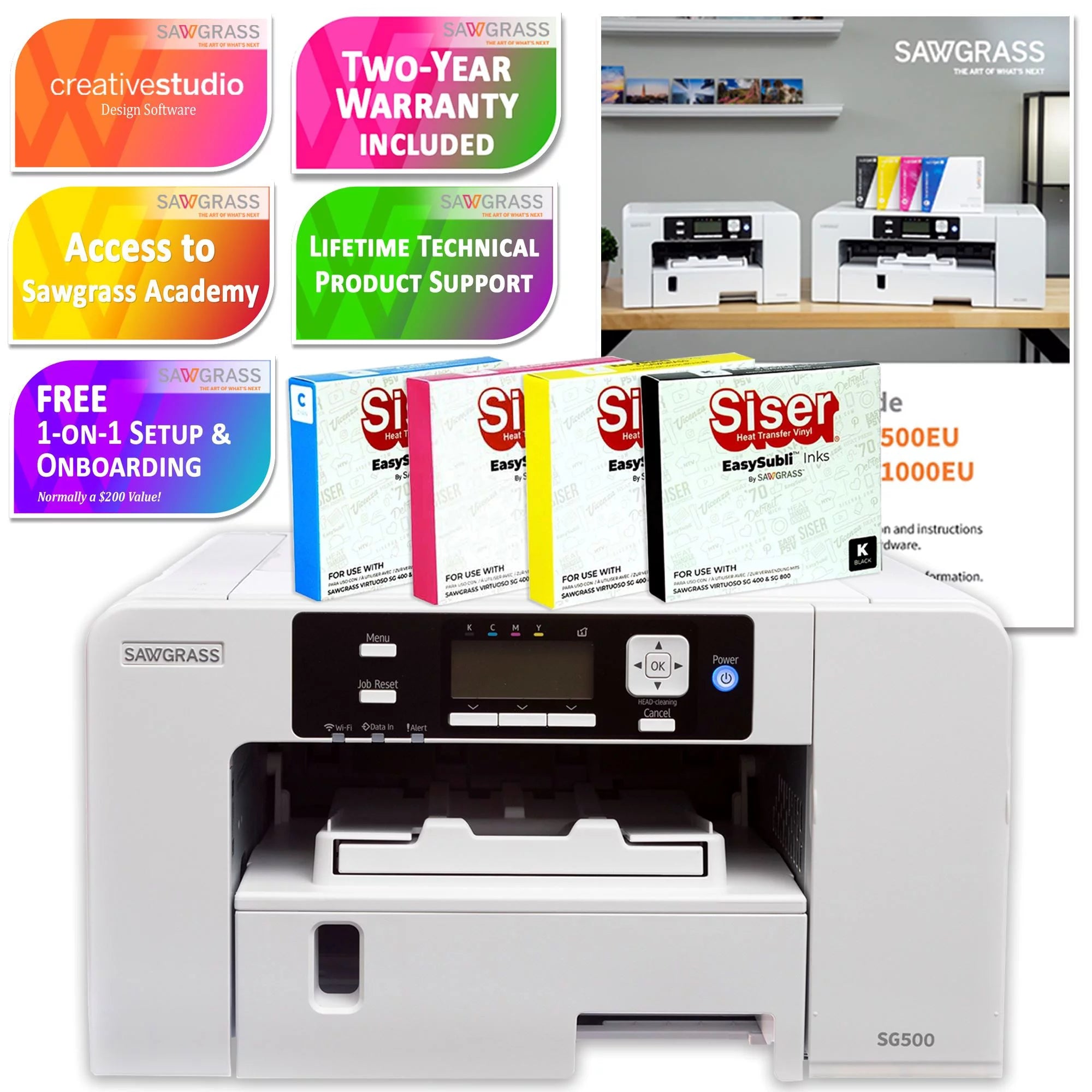 Sublimation Printer with Mug Press Bundle U85906