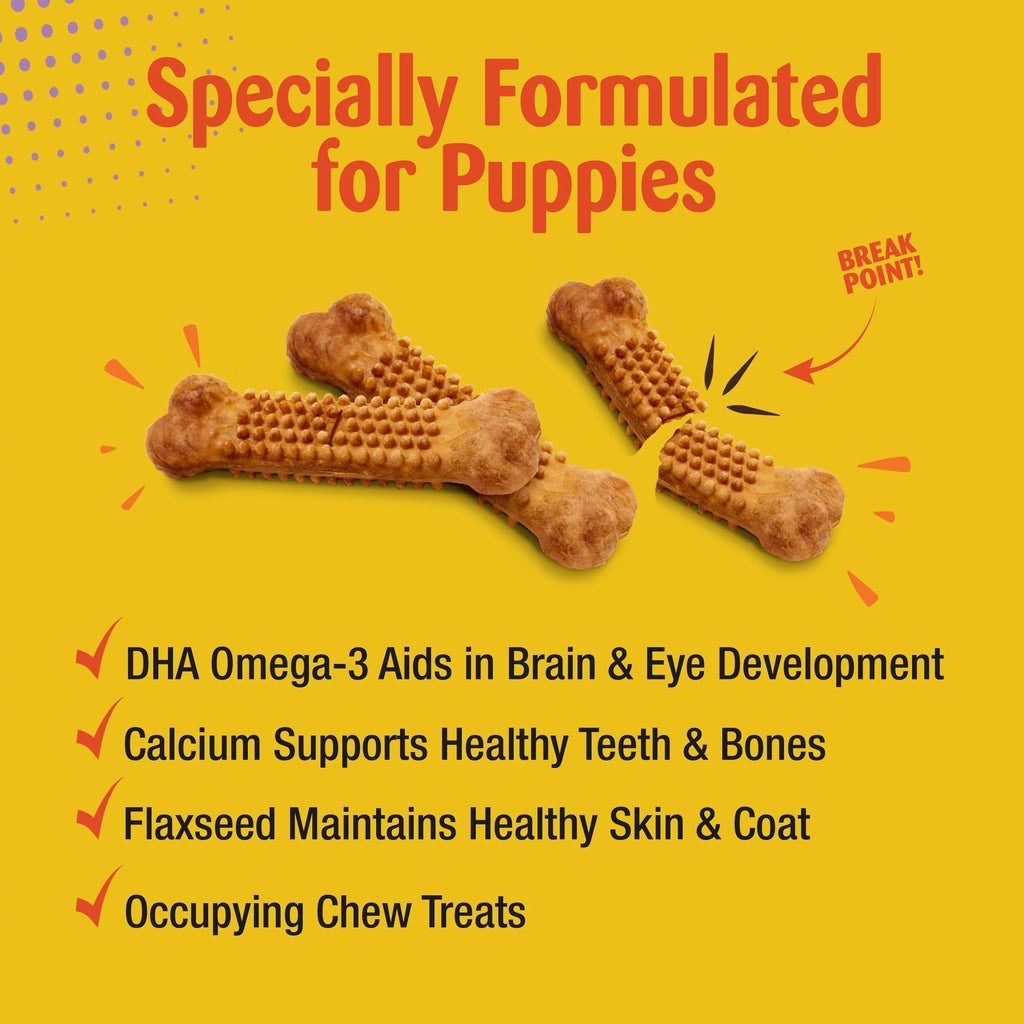Turkey & Sweet Potato Flavor Small Puppy Chew Treats A927108
