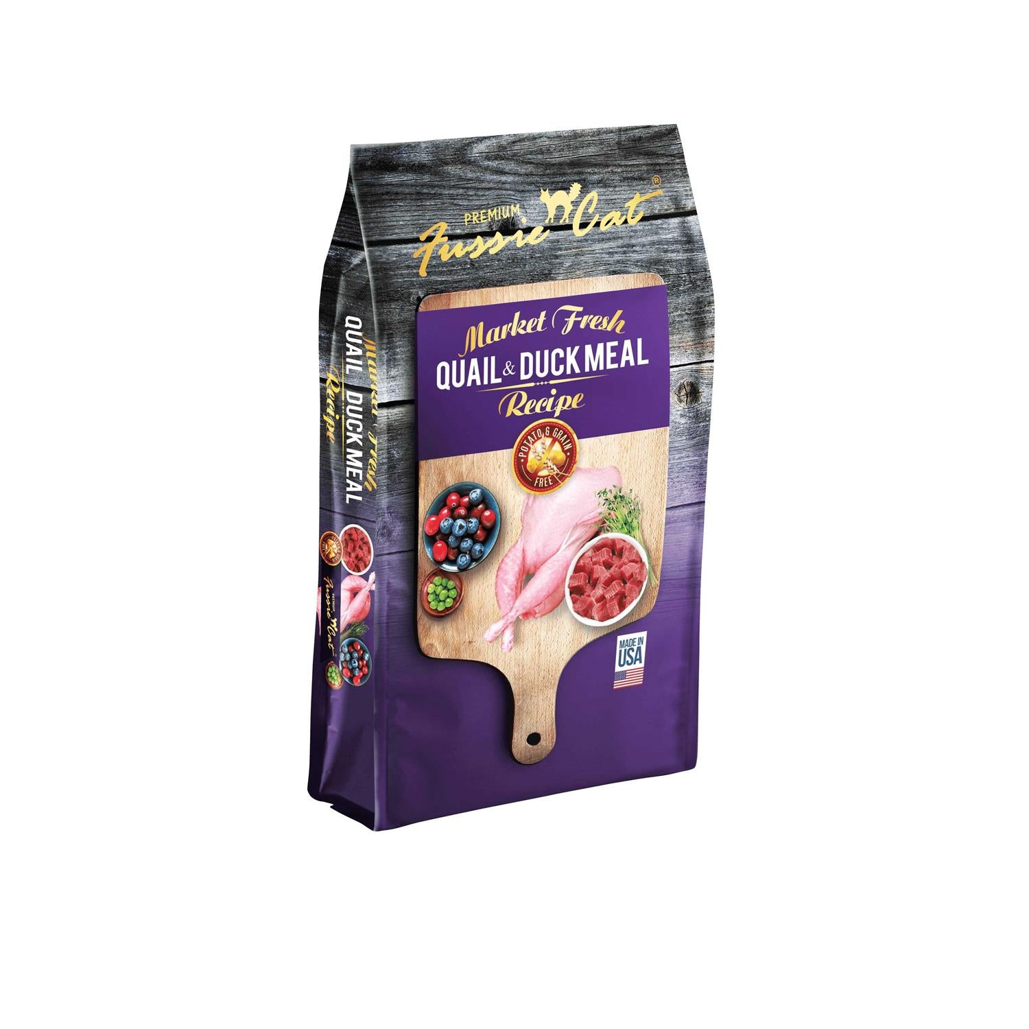 Quail & Duck Meal Dry Cat Food T9198