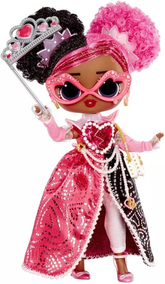 Fashion Doll with 20 Surprises Including Accessories & 2 Pink Outfits D2285