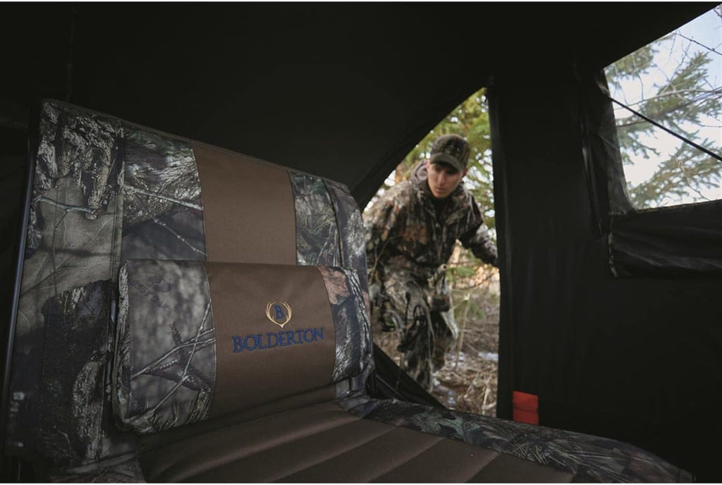 Camo Hunting Blind Chair with Padded Cushion A4589