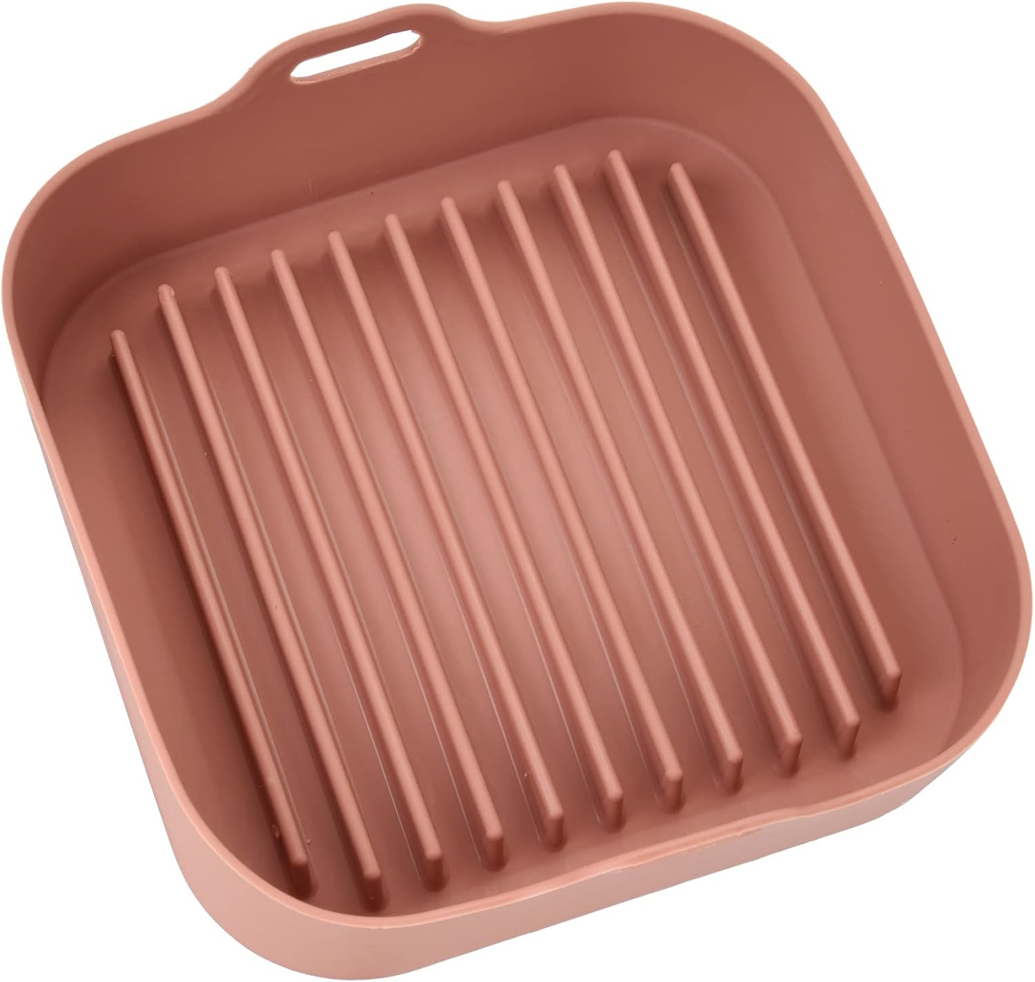 8 Inch Square Non-Stick Food-Grade Reusable Silicone Air Fryer Liners G797