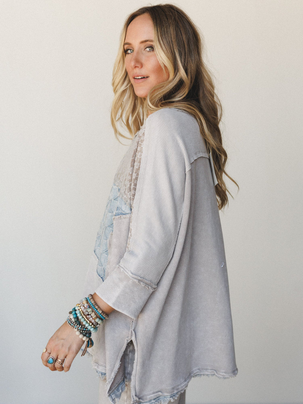 Star Riot Top - Light Ash