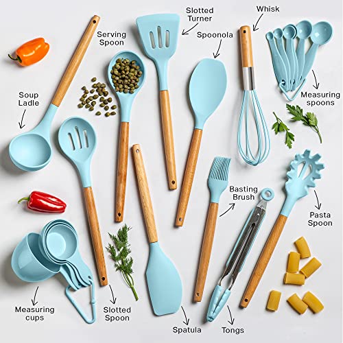 20pcs Silicone Kitchen Utensils Set Nonstick Heat Resistant R7763