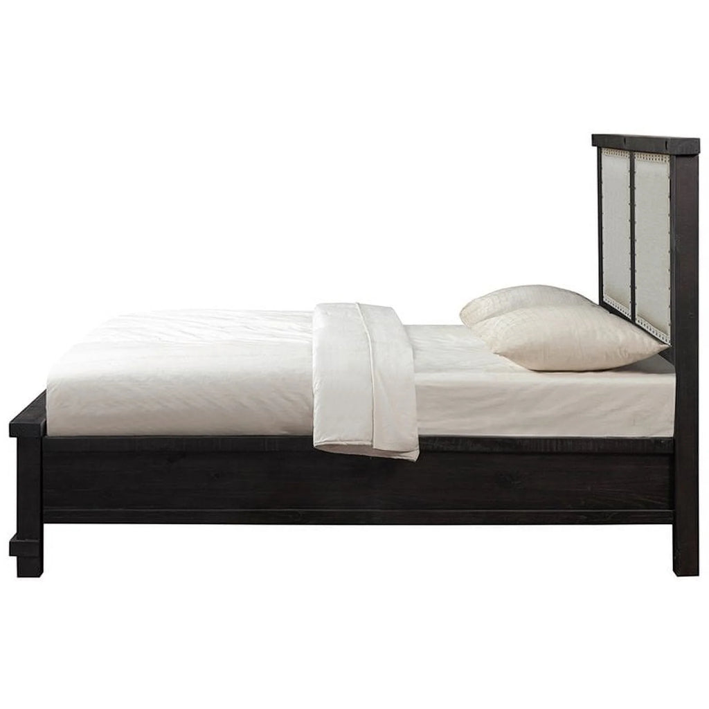 Cafe Upholstered California King Storage Bed V481206