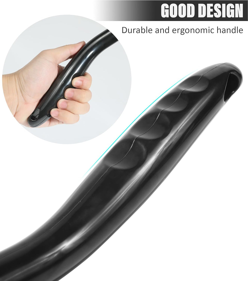 Car Window Cleaner Tool with Extendable Handle and Microfiber Cloth H67587