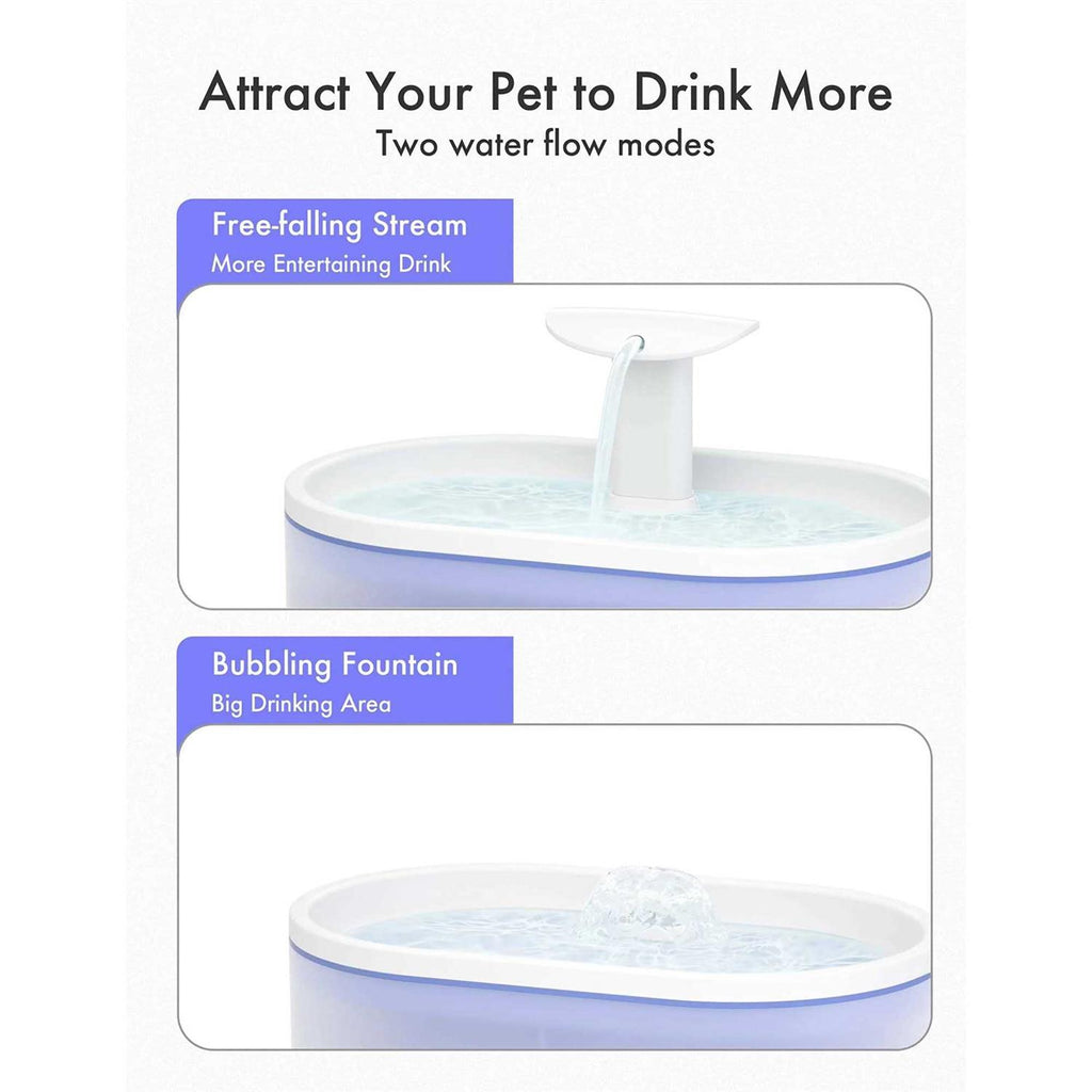 Cat Water Fountain 71fl oz/2.1L Ultra Quiet Pet Water Fountain R4215