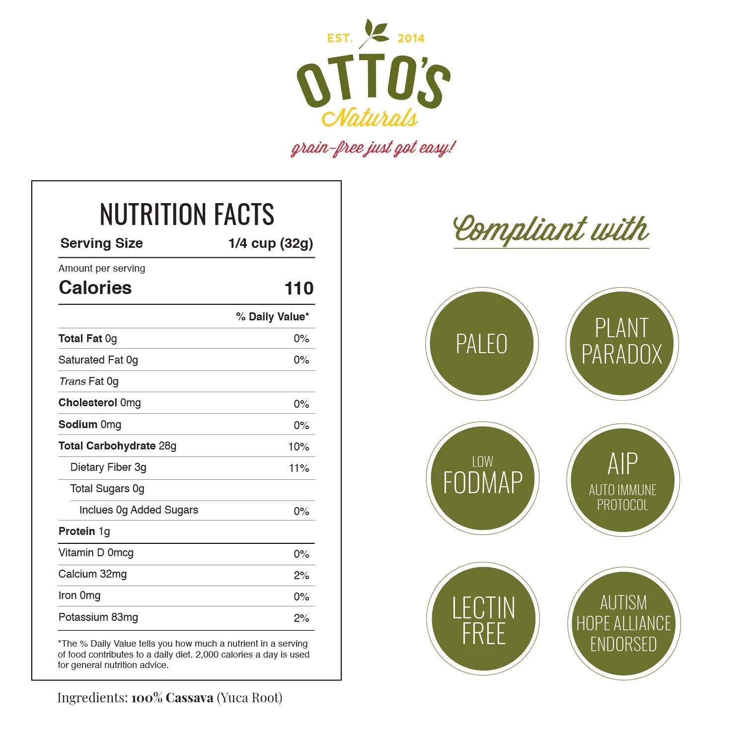 2lb Cassava Flour I369399