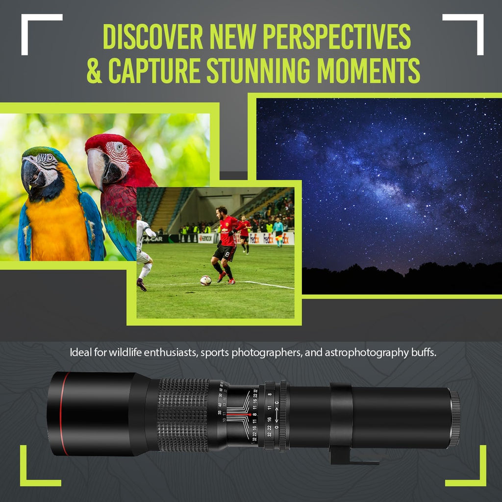 500mm/1000mm f/8 Manual Telephoto Lens Y375