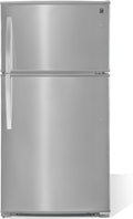 33 Top-Freezer Refrigerator with 21 Cubic Ft. Total Capacity, Stainless Steel C4808