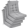 Beige 4 Sets Outdoor Patio Chair Cushions F3836