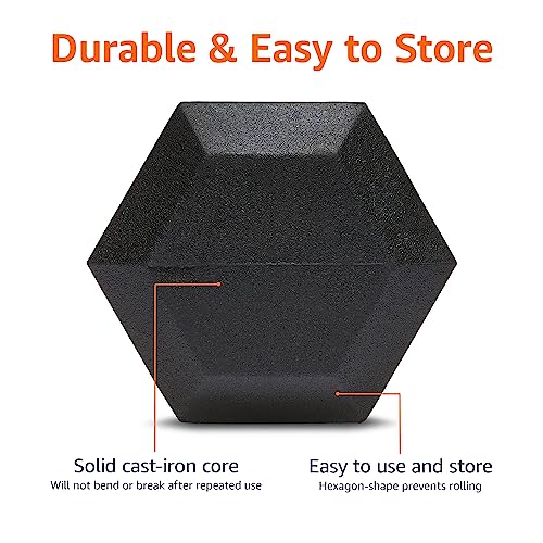 Rubber Hex Dumbbell Hand Weight O489172