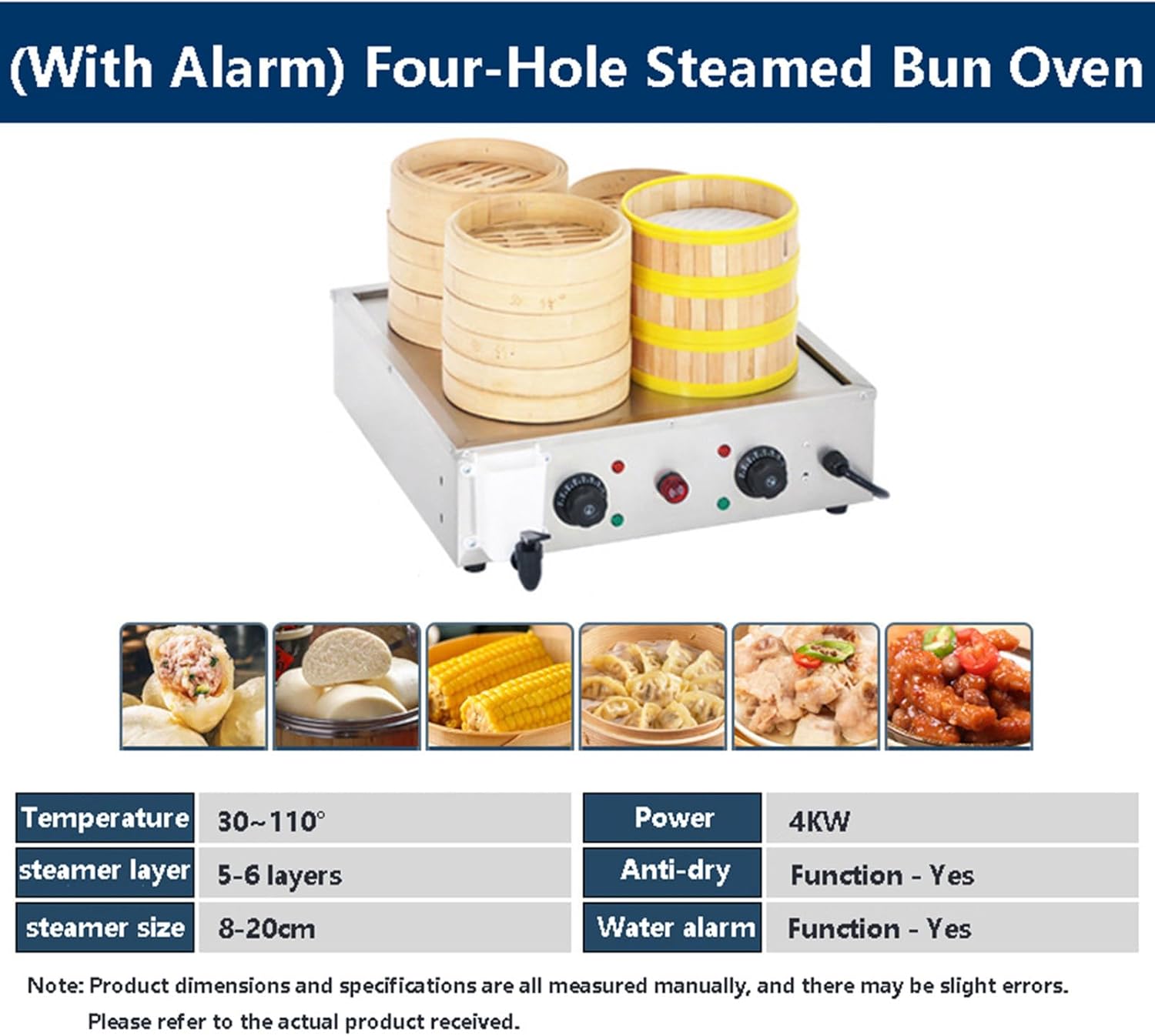 30-110℃ Temperature Control Steamed Buns Machine H790504