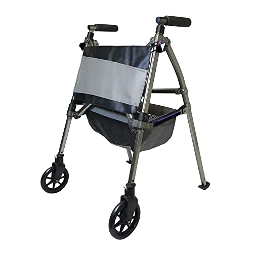 Lightweight Folding Rolling Walker with Swivel Wheels Z771