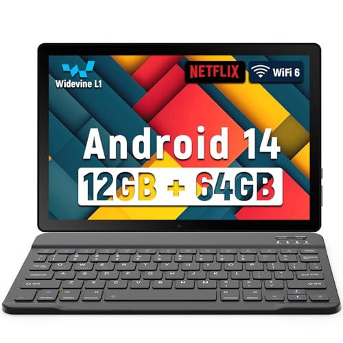 Android Tablet 10.1 Inch IPS HD Touch Screen 64GB Storage 8 in 1 Tablets Kit A3565
