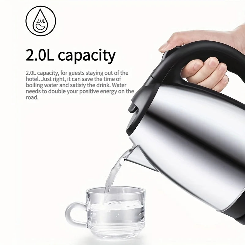 Large Capacity Stainless Steel Electric Kettle with Thermal Insulation O59984