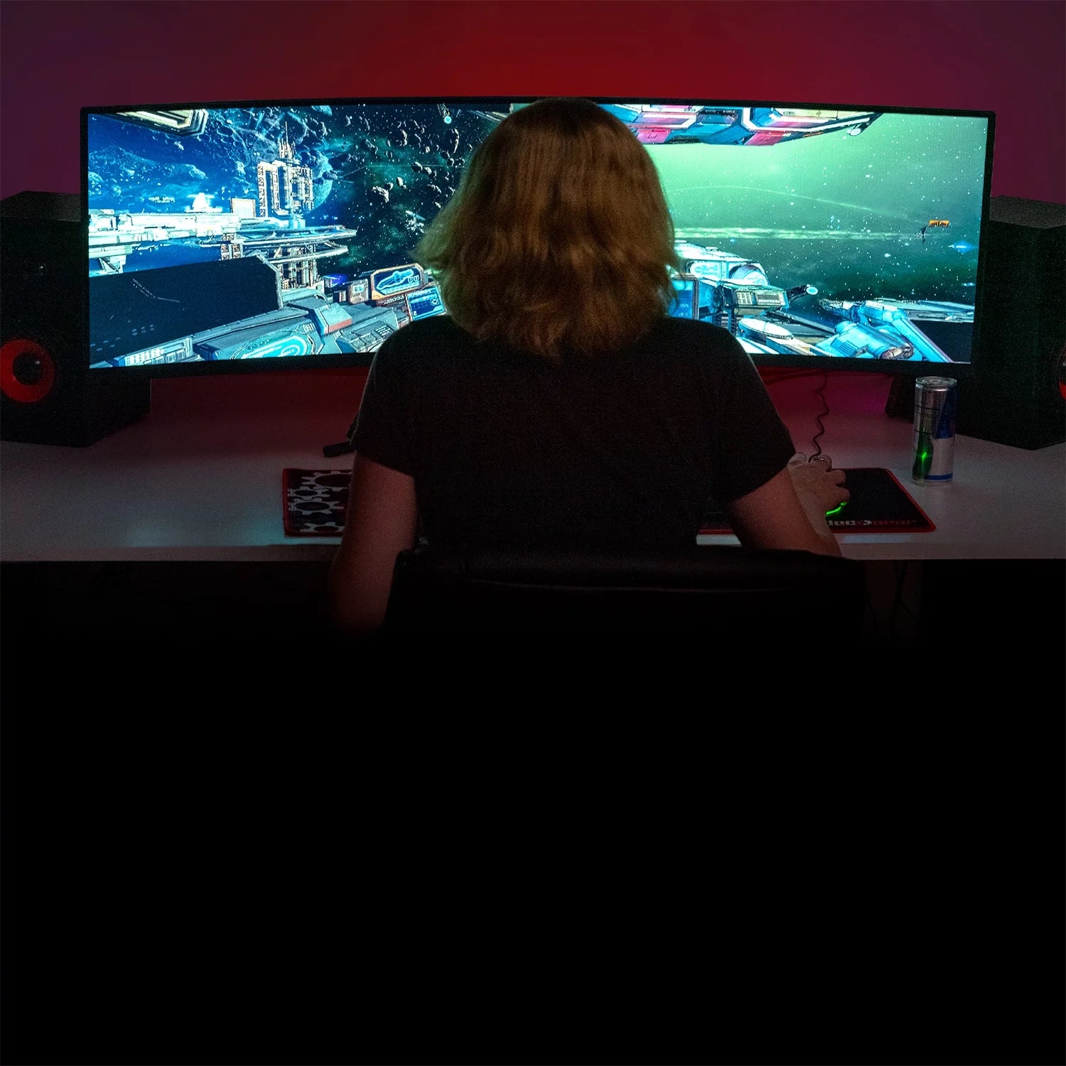 49" Curved Ultrawide E-LED Gaming Monitor, 32:9 Aspect Ratio, 3840x1080 Resolution, 144Hz Refresh Rate P222371