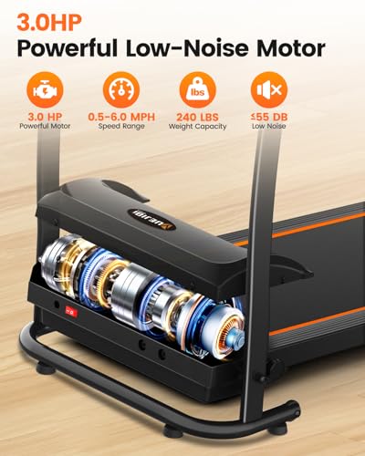 3.0HP Foldable Treadmill with Incline S3816