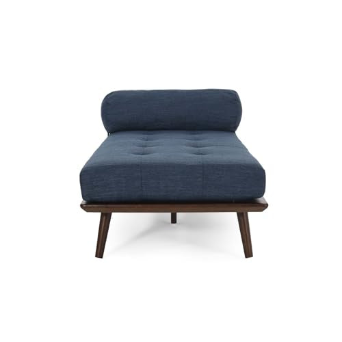 Beige Fabric Chaise Lounge N796