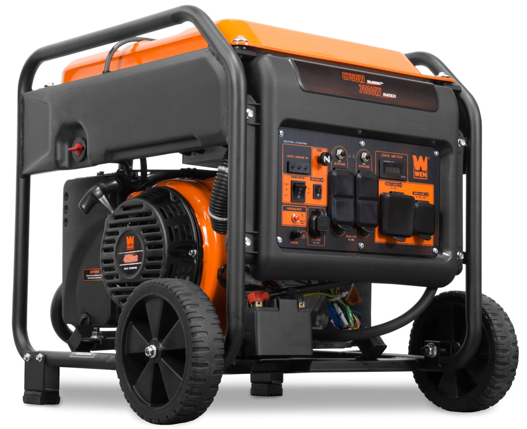 8750-Watt Electric Start Open Frame Inverter Generator F782820