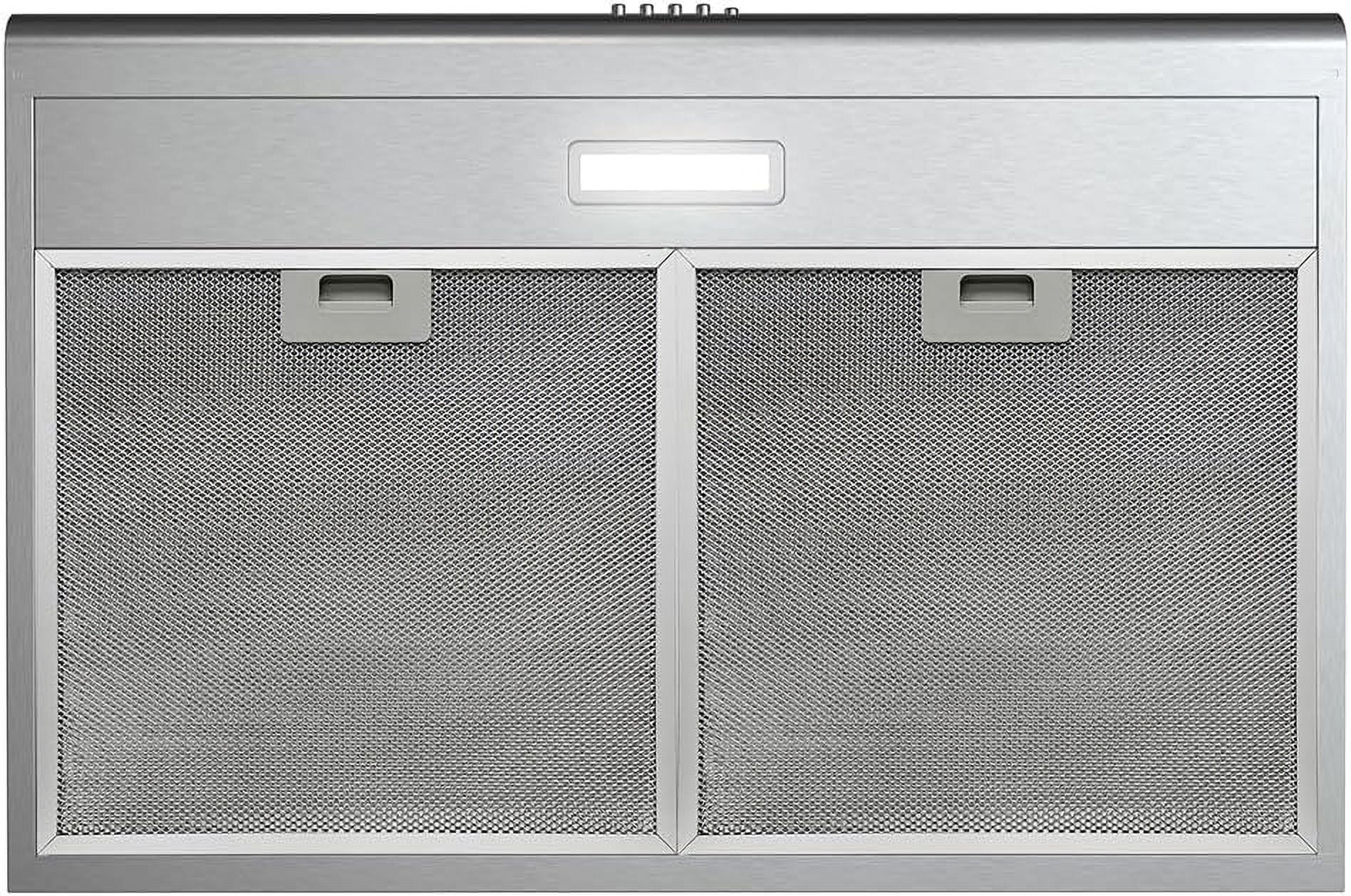 30 in. Ductless Undermount Range Hood in Brushed Stainless Steel with Mesh Filters F271323