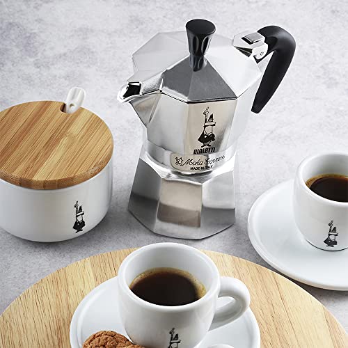 4 Tassen 0.19 liters Silver Espresso Maker W504